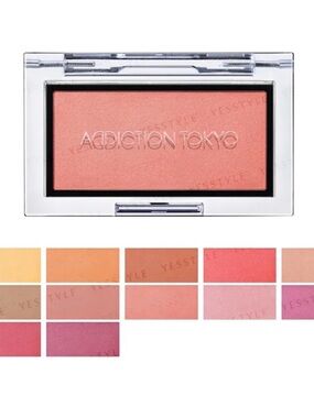 Addiction Tokyo Powder Blush - Coral Pink Pearl